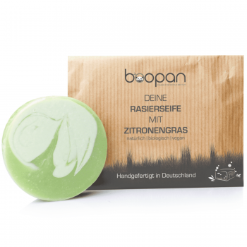 Boopan | Rasierseife mit Zitronengras - perfekt für die Ganzkörperrasur